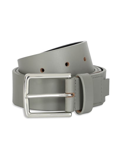 Llife LEATHER CHAIN BELT GRAY LIDNM Llife LEATHER CHAIN BELT SHADE