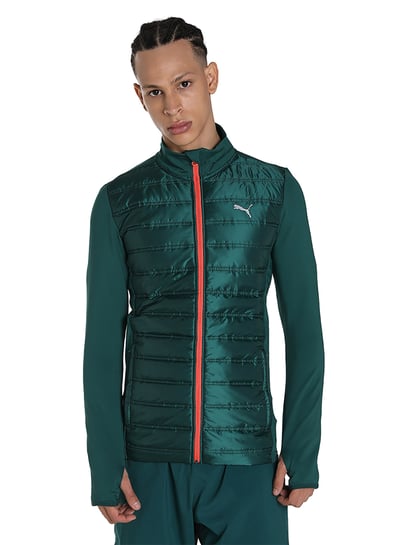 Buy Puma one8 Virat Kohli Green Slim Fit Sports Jacket for Men's