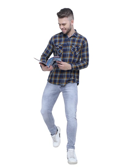 【MODERNIF】Haon Check Shirt modernif (モダンイフ) - ハオンチェックシャツ / Haon Check