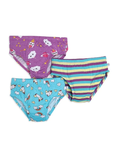 Buy SuperBottoms Kids Purple Printed Panty for Boys Clothing