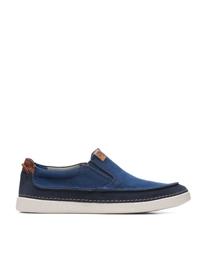 Buy Clarks Men's Gereld Step Navy Loafers for Men at Best Price