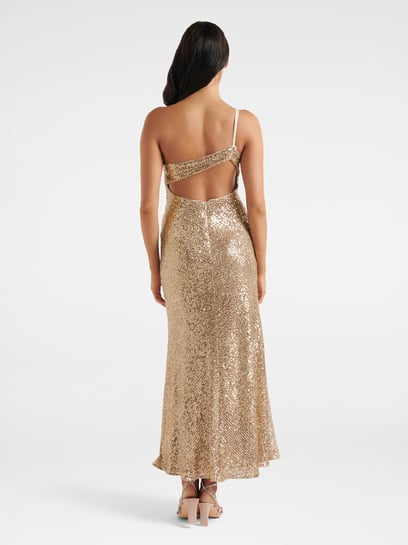 Buy Forever New Gold Embellished Maxi Dress for Women's Online @ Tata CLiQ