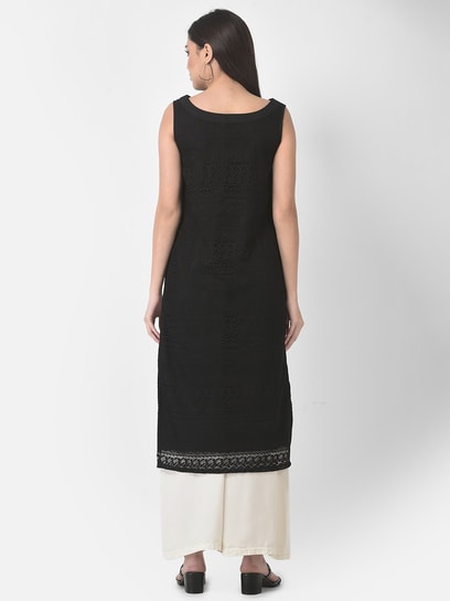 Buy Black Kurta Suit Sets for Women by NAVLIK Online | Ajio.com
