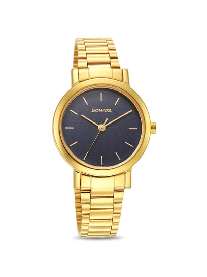 Sonata gold watches sale for ladies