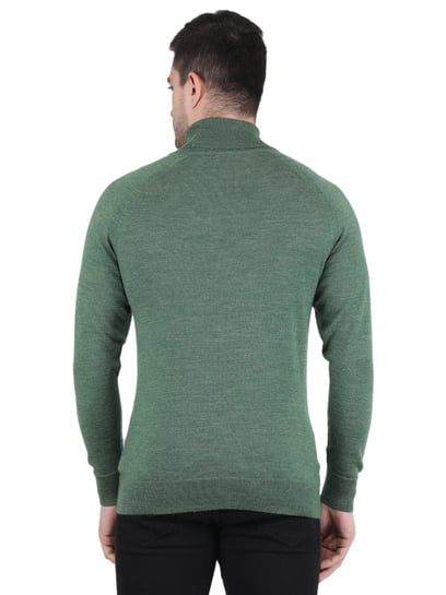 YU by Pantaloons Teal Regular Fit Sweater