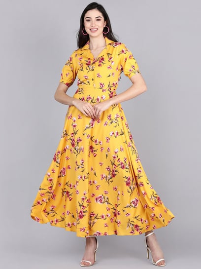 Designer Floral Print Full Flared Gown With Dupatta, Fully Stitched  Readymade Salwar Suit, Indian Wedding Gown Anarkali Suit, Gown, Gifts - Etsy