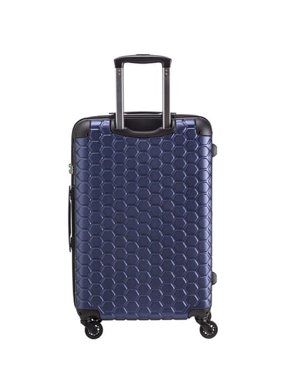 Buy Carpisa Navy Rigid Gotech Green Medium Checked Luggage Online @ Tata  CLiQ Luxury