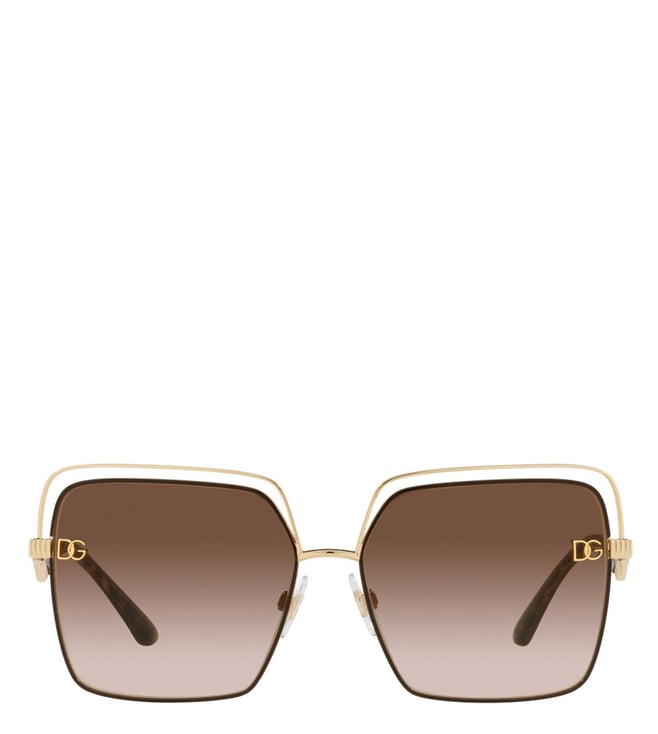 Buy Dolce Gabbana Brown Active Aviator Sunglasses for Women