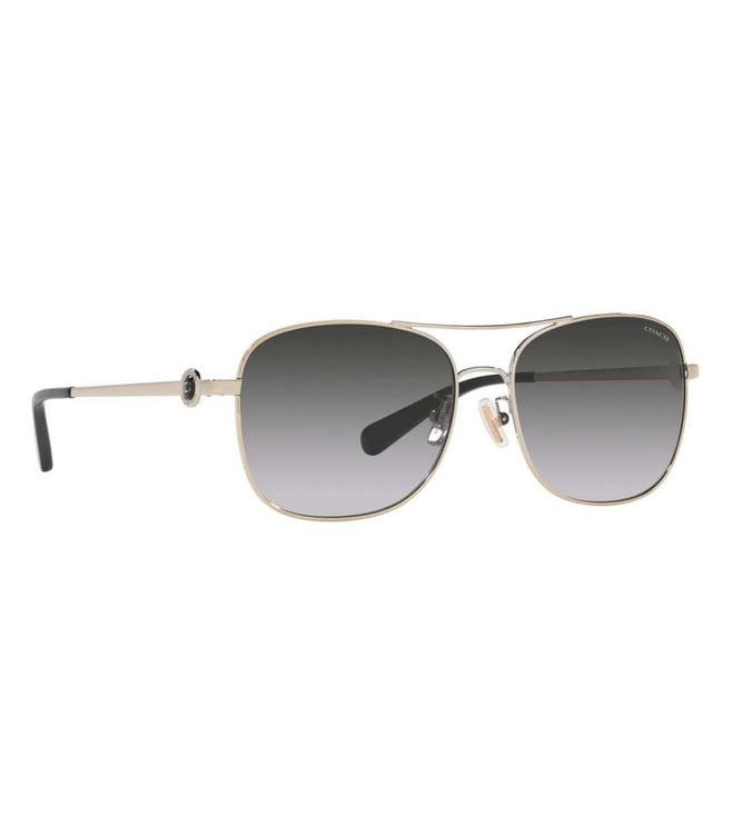 Buy Coach Grey Downtown Aviator Sunglasses for Women Online @ Tata CLiQ ...