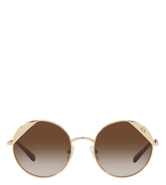 Buy Armani Exchange Brown Forever Young Round Sunglasses for Women Online Tata CLiQ Luxury