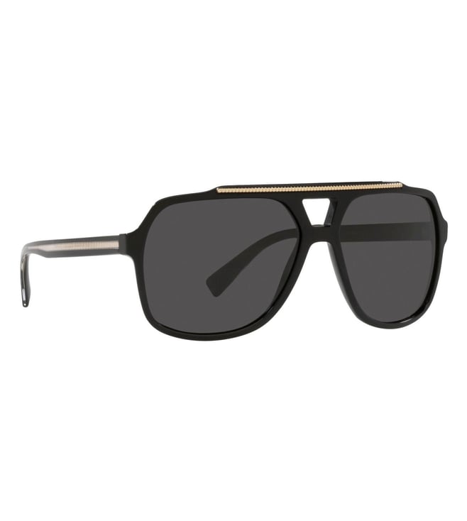 Buy Dolce & Gabbana 0DG4388 Dna Aviator Sunglasses for Men Online ...