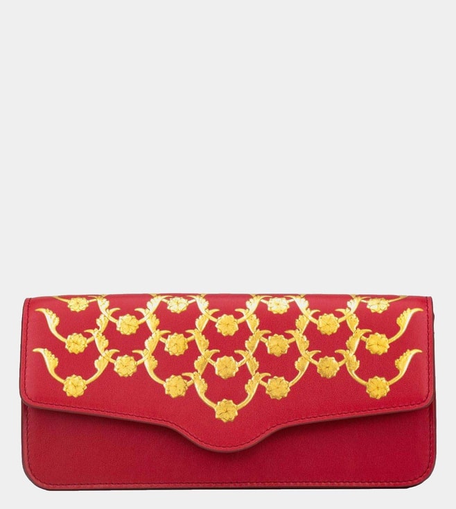 Buy Aranyani Lava Red Golden Trails Bag for Women Online @ Tata CLiQ Luxury