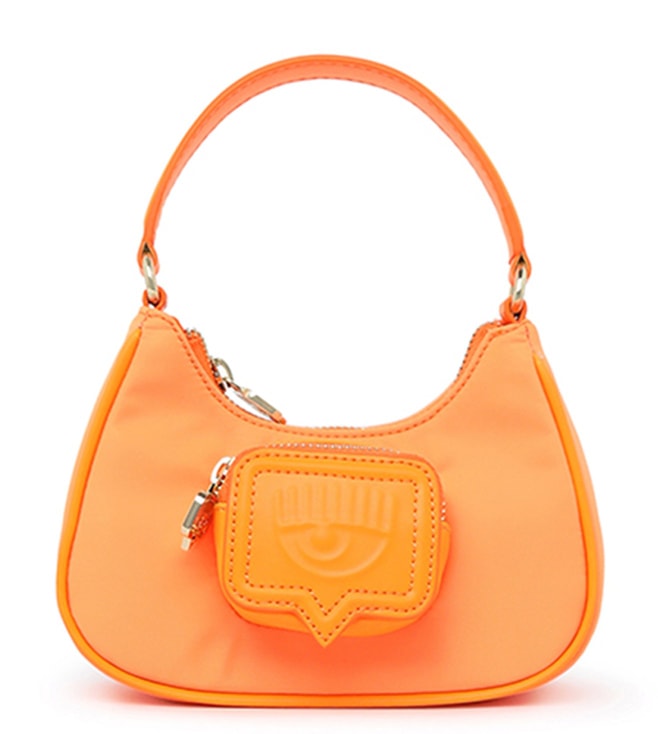Buy Chiara Ferragni Fluo Orange Eyelike Small Hobo Bag for Women Online @ Tata  CLiQ Luxury