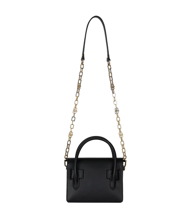 Buy Chiara Ferragni Black Eye Tag Medium Satchel for Women Online ...