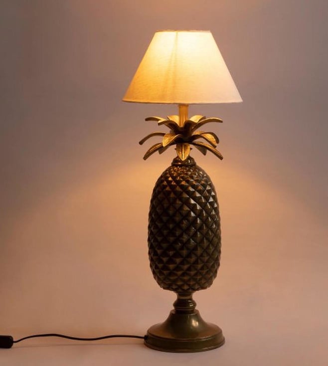 Ananas glass online table lamp