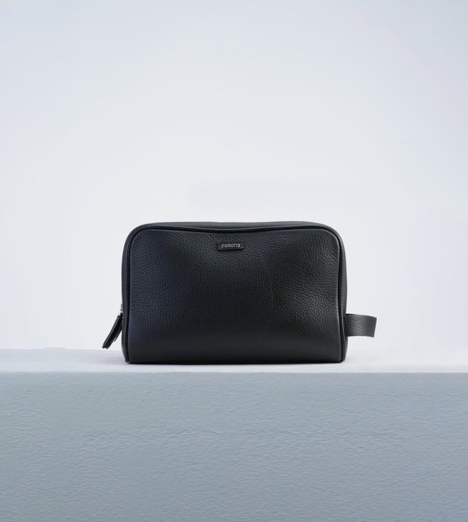 Buy Perona Brown Mens Wash Bag Online Tata CLiQ Luxury