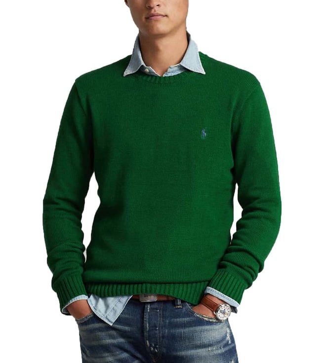 Polo Ralph store Lauren green Sweater