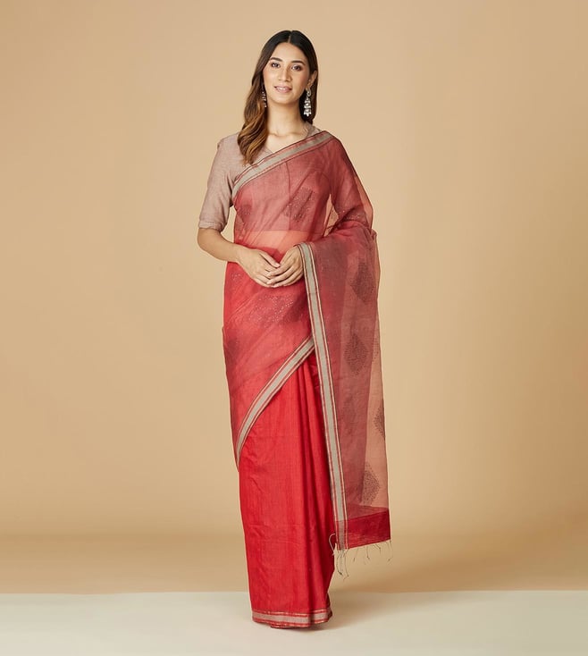 Brown Chettinad Cotton Saree