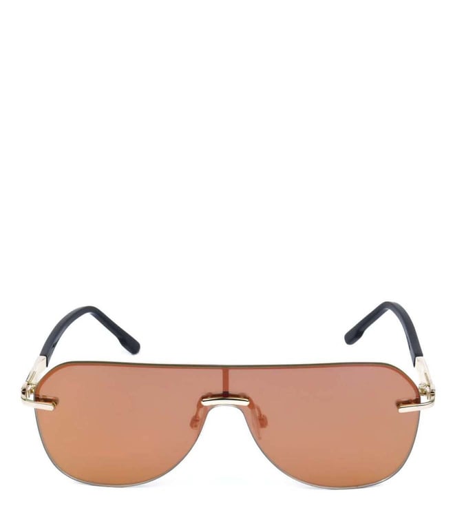 CRESW00538 - Panthère de Cartier Sunglasses - Smooth golden-finish metal,  graduated brown lenses - Cartier