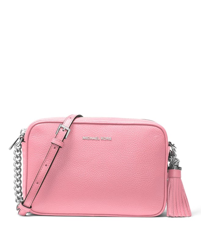 Buy Michael Kors Jet Set Charm Small Logo Shoulder Bag  Pink Color Women   AJIO LUXE