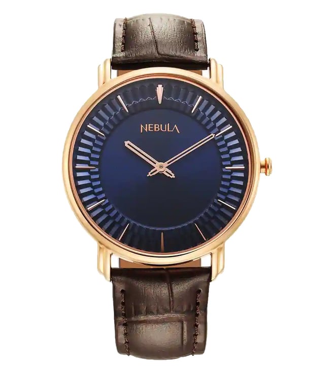 Buy Online Nebula Men Round Blue Watches | 5064dl02 | at Best Price |  Helios Store