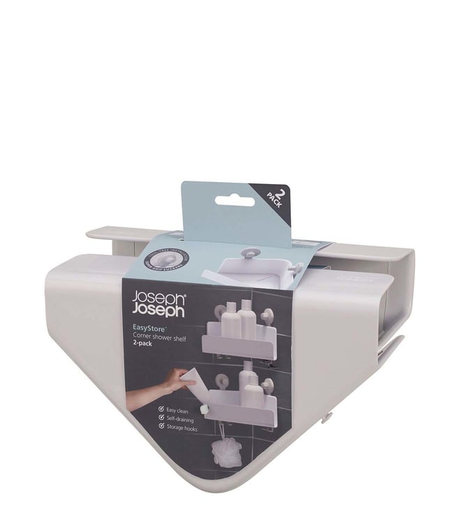 Buy Joseph Joseph White Plastic Corner Shower Shelf Online Tata CLiQ