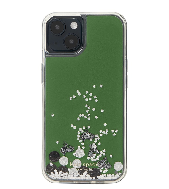 Buy Kate Spade Zebra Liquid Glitter iPhone 13 Phone Case for Women Online @  Tata CLiQ Luxury