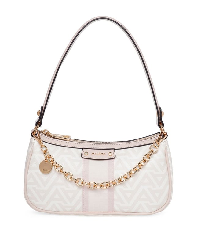 Buy ALDO Black & Cream Coloured Striped Shoulder Bag With Pouch - Handbags  for Women 1620858 | Myntra