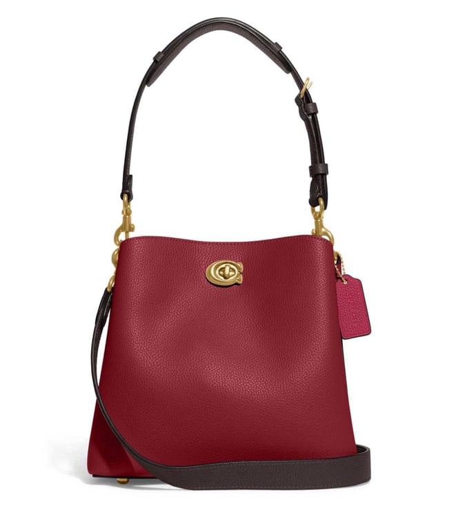 Coach bag, cherry 2024 color