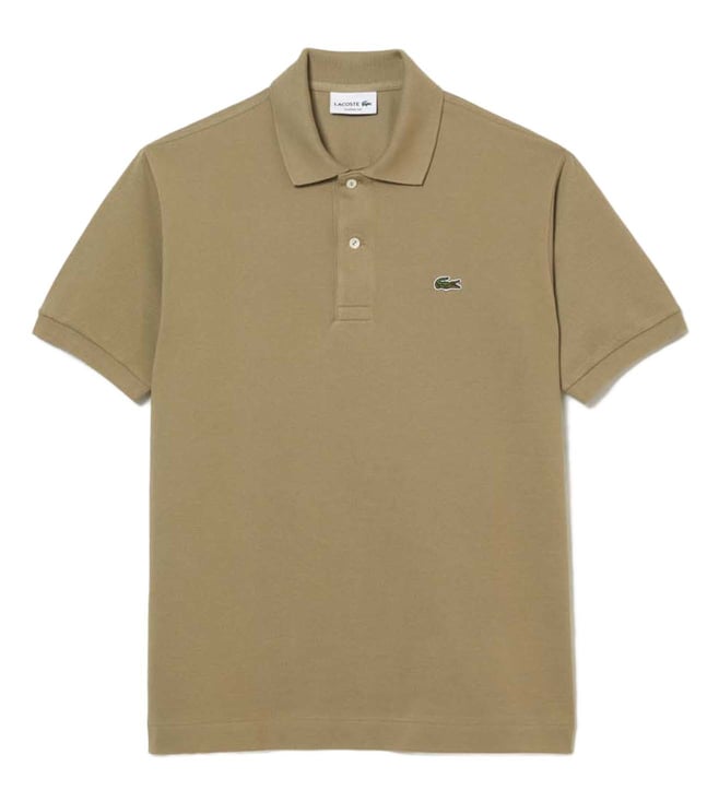 Buy Lacoste Beige Classic Fit Polo TShirt for Men Online Tata CLiQ