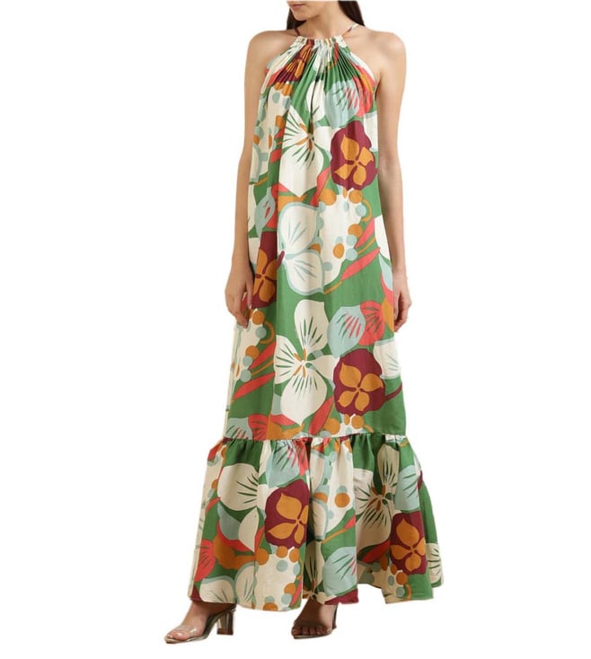 Buy Ted Baker Green Printed Regular Fit Dresses for Women Online @ Tata  CLiQ Luxury