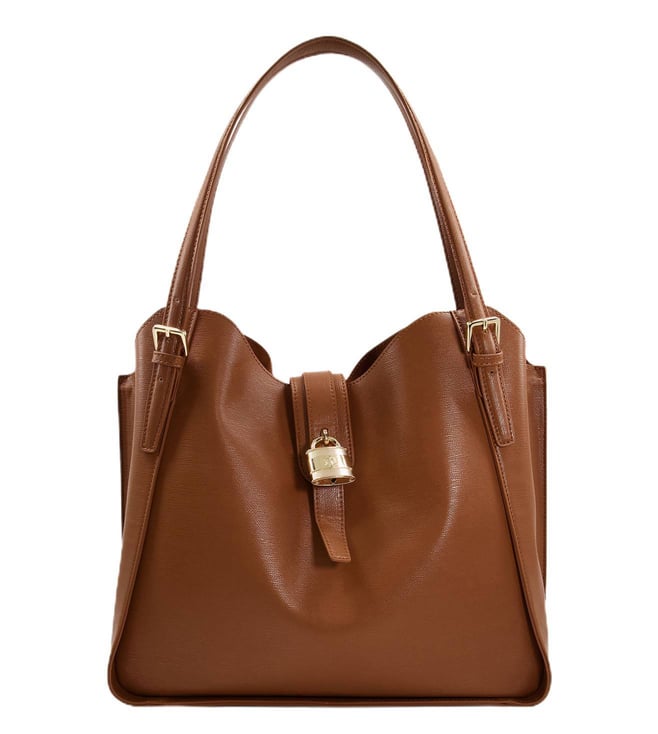 Buy Dune London Tan DUBLIN Large Shoulder Bag for Women Online Tata CLiQ Luxury