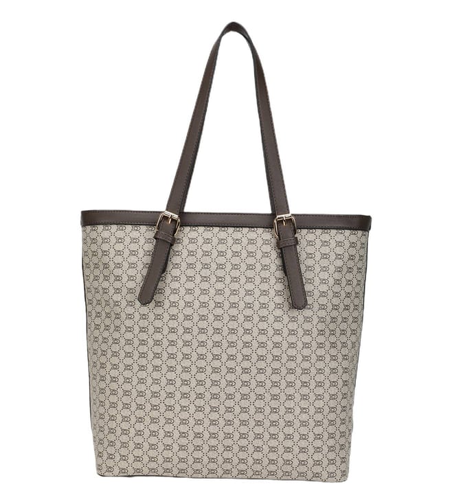 Buy Dune London Brown DOLIVIO J Logo Small Tote for Women Online @ Tata ...