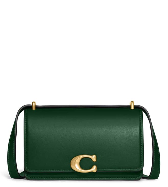 Buy Coach Green Medium Cross Body Bag Online @ Tata CLiQ Luxury