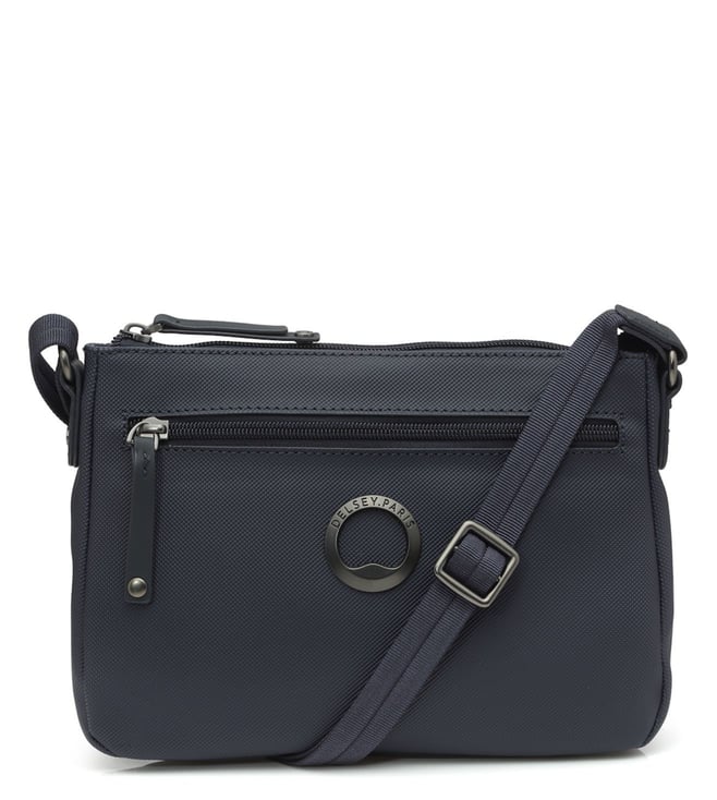 Delsey Unisex Lepic Crossbody Sling Bag Black