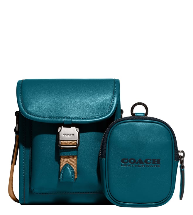 Buy Coach Deep Turquoise Charter Cross Body Bag With Hybrid Pouch for Men  Online @ Tata CLiQ Luxury