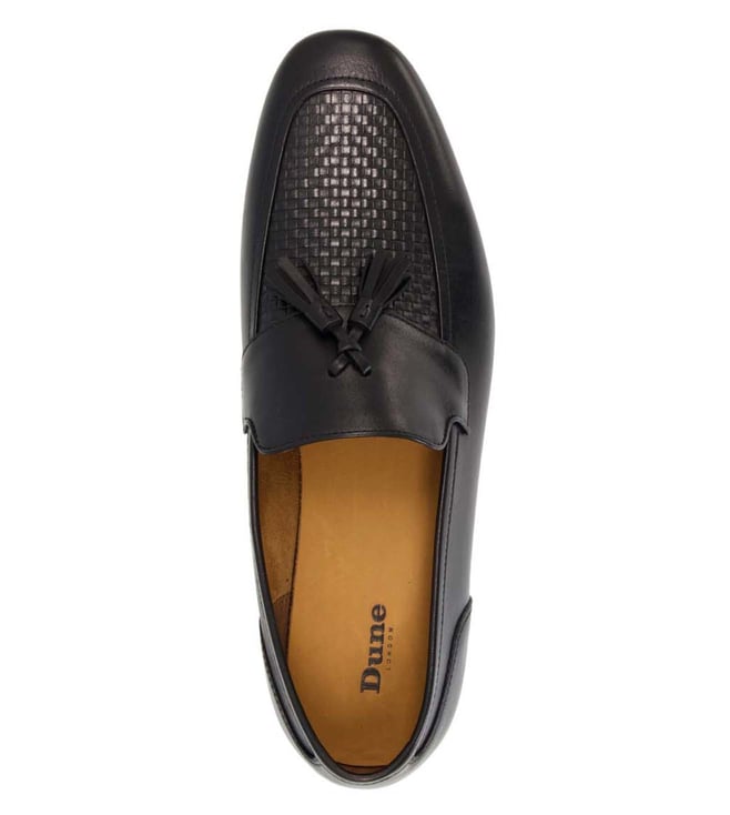 Buy Dune London SHEARED Black Moccasins for Men Online @ Tata CLiQ Luxury