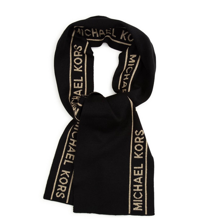 Buy Michael Kors Kids Black Logo Scarf (Small) for Girls Online @ Tata CLiQ  Luxury