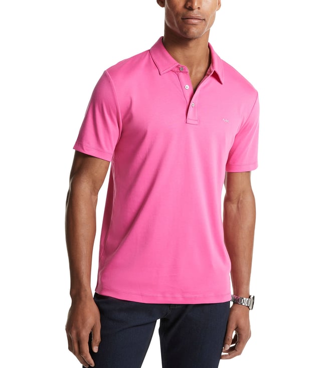 Buy MICHAEL Michael Kors Cerise Slim Fit Polo T-Shirt for Men Online @ Tata  CLiQ Luxury