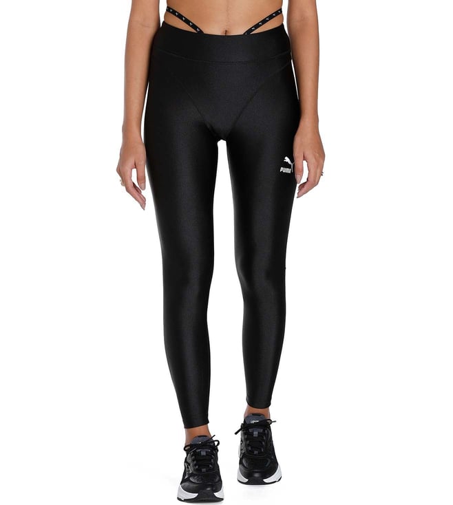 adidas by Stella McCartney Shiny Training Leggings | HI1937 | FOOTY.COM