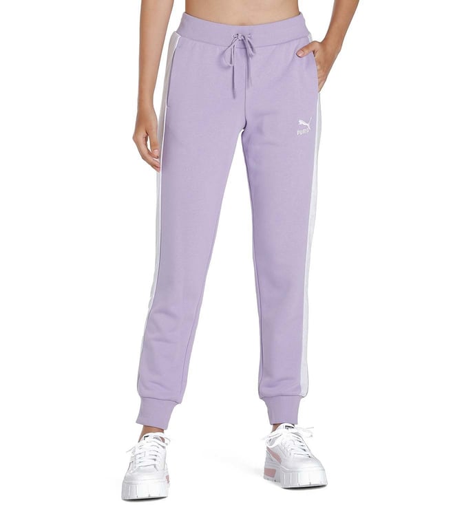 Buy Puma Purple Slim Fit Joggers for Women Online Tata CLiQ Luxury