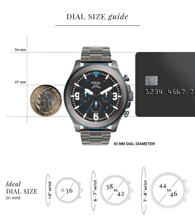 FOSSIL FS5753 Latitude Chronograph Watch for Men