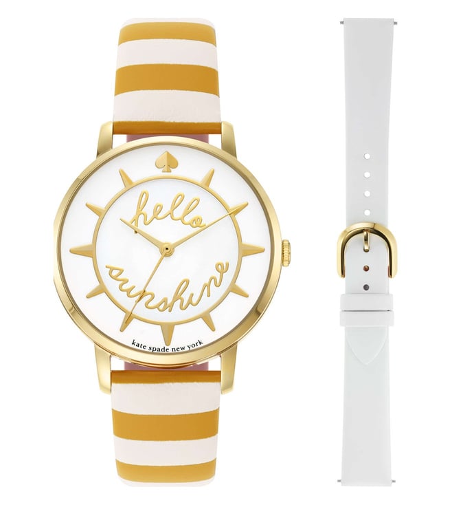 Kate Spade KSW1752SET Metro Analog Watch for Women With