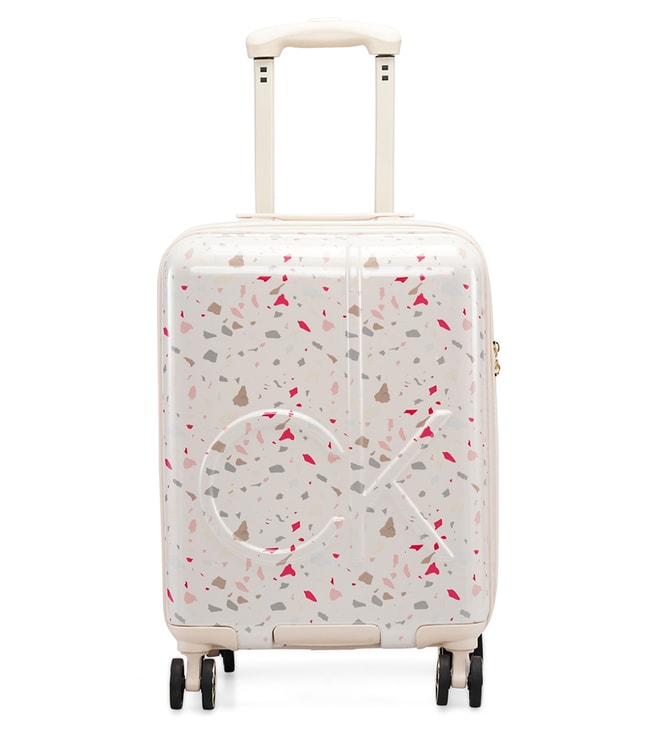 Buy Calvin Klein Dew Terrazzo Island Small Hard Carry-On Luggage for Men  Online @ Tata CLiQ Luxury