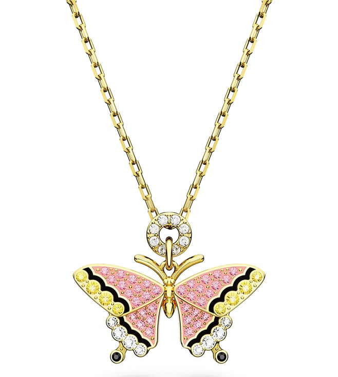 Sterling Silver and Swarovski Crystal Butterfly Pendant Necklace – Tuesday  Morning