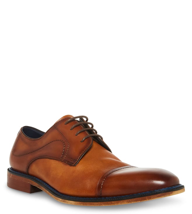 Steve madden cognac on sale men's dress shoes