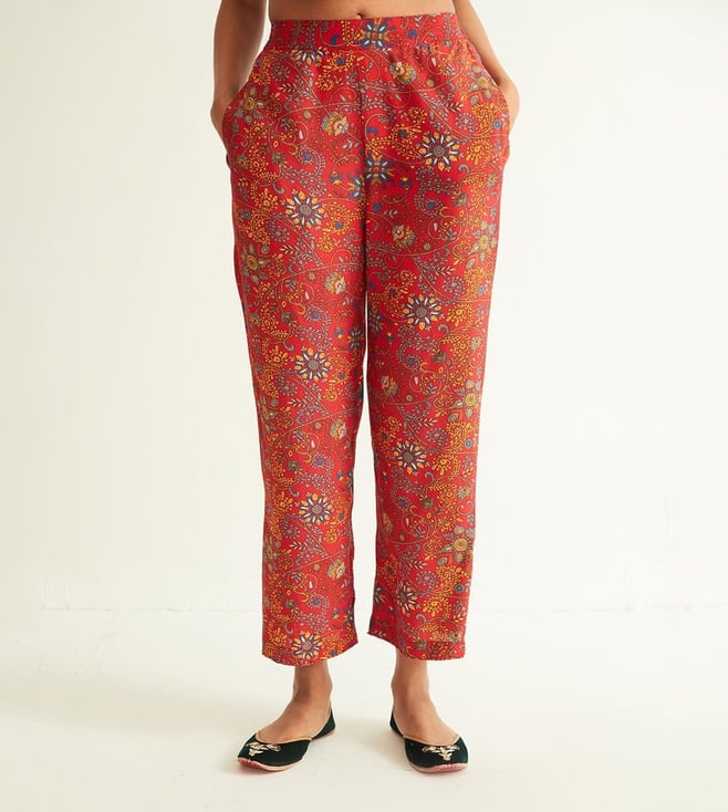 Buy Red Trousers  Pants for Women by REPLAY Online  Ajiocom