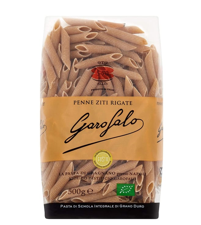 Garofalo Penne Rigate Whole Wheat Organic Pasta - 500 g