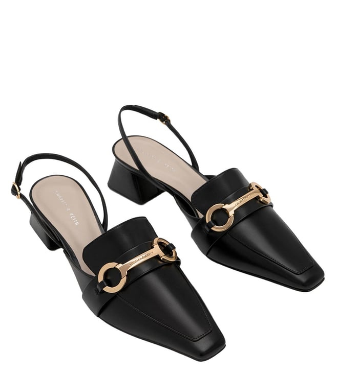Buy Charles & Keith Black Crossover Ankle Strap Sandals for Women Online @ Tata  CLiQ Luxury
