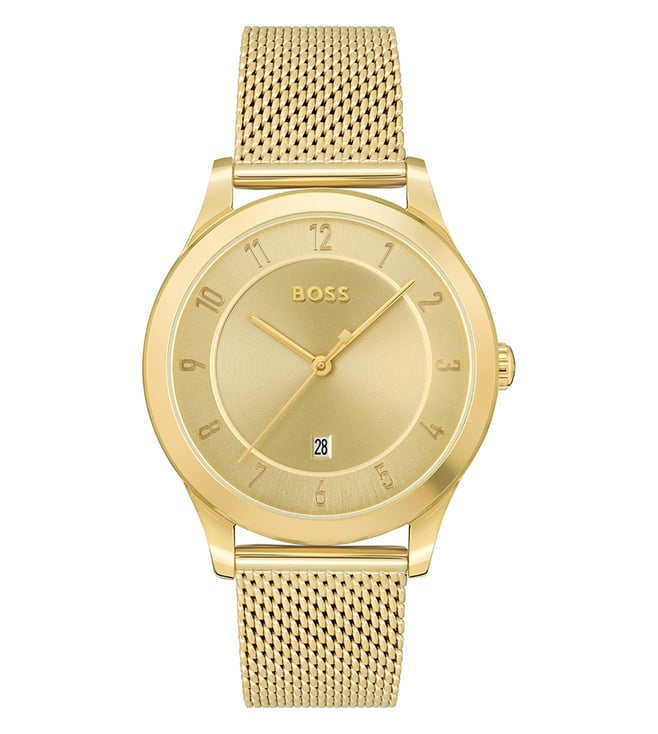 Get this BOSS's watch now! Click for more details. Worldwide shipping. BOSS  By Hugo Boss 1512960 Go… | Gold chains for men, Watches for men, Vintage  watches for men